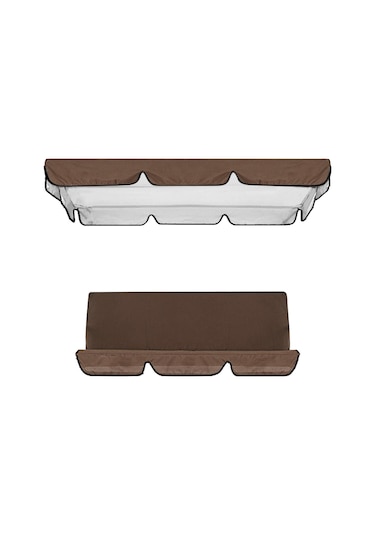 Suntek Magideal Su Geçirmez Salıncak Gölgelik Tente Seti Kahverengi