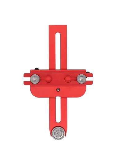 Maiyame Alüminyum Ahşap Kesim Konumlandırıcı, Çift Ölçekli 0-120mm/0-4,5 İnç Ve Rulmanlı, 3/4x3/8 İle 3/8x1/4 İnç T-slot Uyumlu, Testere Ve Freze İçin