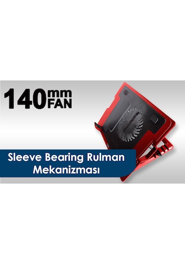 Inca INC-341FXK Ergonomik Tek Fanlı 7" - 17" Stand Notebook Soğutucu