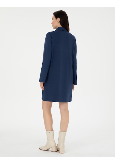 Pierre Cardin Kadın Lacivert Elbise Örme 50308163-vr033 Lacivert