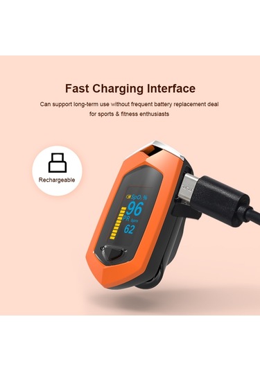 Sones Taşınabilir Pulsioximetro Parmak Spo2 Nabız Oksimetresi