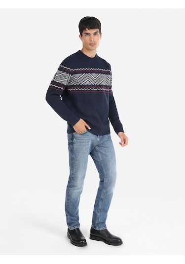 Colins Regular Fit Bisiklet Yaka Lacivert Erkek Kazak Cl1066407 Lacivert Colins Regular Fit Bisiklet Yaka Lacivert Erkek Kazak Cl1066407 Lacivert