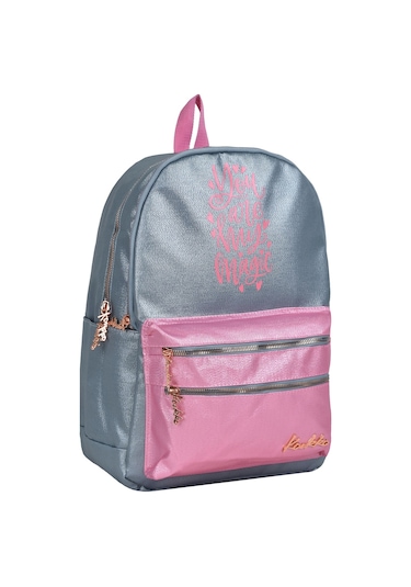 Elatae Su Geçirmez Çok Gözlü Kız Çocuk Seyahat Okul Sırt Çantası Gri K1569