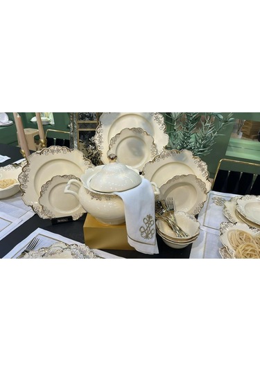 Roy Kıng Yemek Takımı 62 Parça