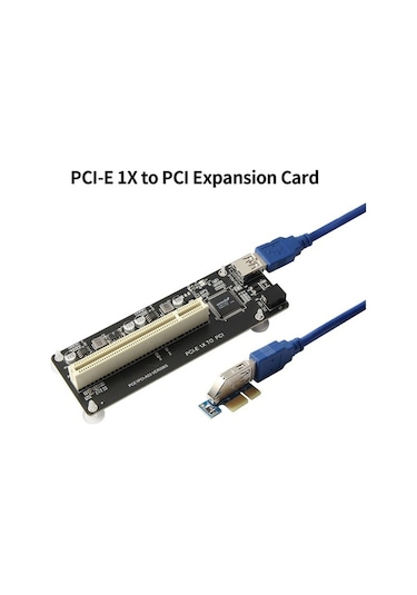 Pazly Pcı-e 1xten Pcıye Genişletme Adaptörü, Sürücüsüz, Güç Gerektirmeyen, Çok Amaçlı, 3.2x1.6x1.5cm