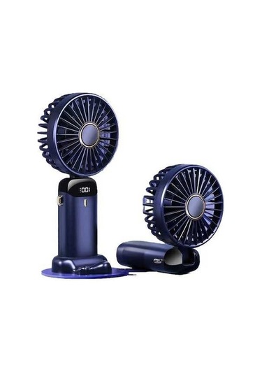 Supermarket1 5 Kademe Dijital Usb Şarjlı Mini Katlanır El Fanı Oloey, Serinlik İçin Pratik Çözüm