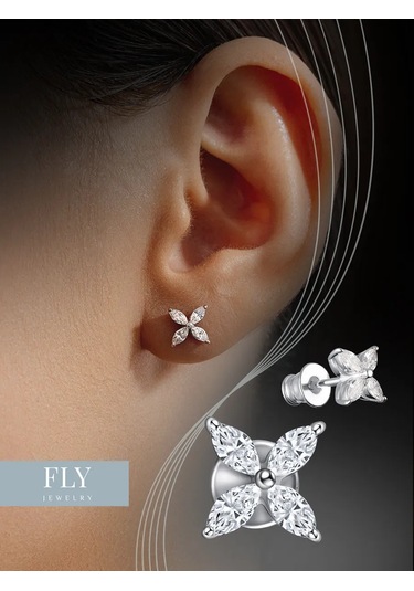 Fly Jewelry 925 Ayar Gümüş Küpeler 262699436 Diğer