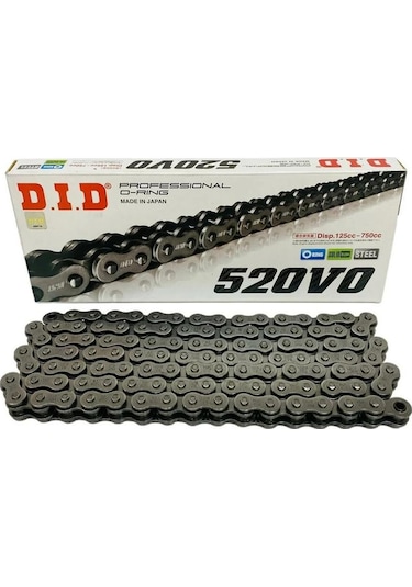 Did 520-106 Oring 2013-2017 Kawasaki Ninja 300 Uyumlu Zincir Oring Çelik Renk