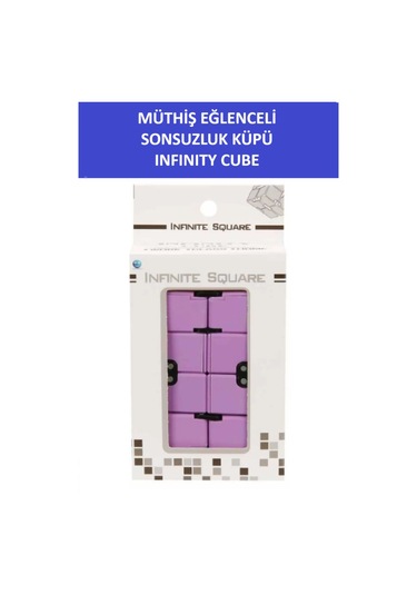Sonsuzluk Stress Küpü - Infınıty Cube - Renk:mor