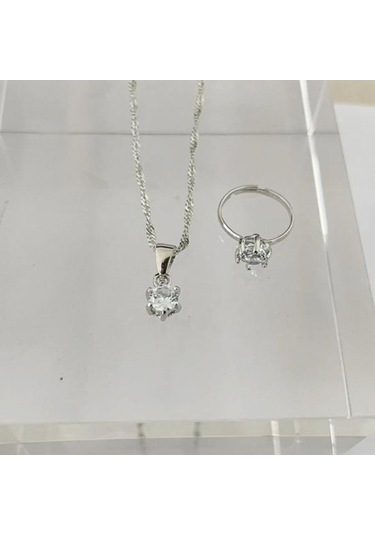 Dancemonkey Yüzük Yüzük Taklidi Takım Takı Solmaz Seti Paslanmaz Küpe Kolye Kadın Hediyesi Hediyesi Hafif Günü Doğum Bilezik Bayan Ayarlanabilir Anne Altın 1 Zo Altın