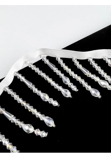 Slubov'u Boncuk Püskülü Süsleme, Dekoratif 50 Cm, Genişlik 5,5 Cm 365117454