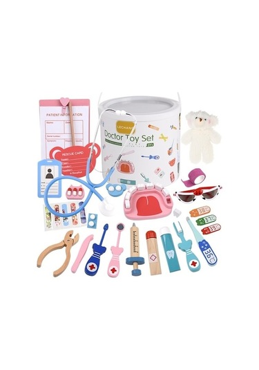 Fastbuy Çocuklar Gerçekçi Diş Hekimi Doktor Seti, Stetoskop, Çok Renkli