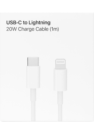 Usb-c To Lightning 20w Hızlı Şarj Ve Data Kablosu 1 Metre