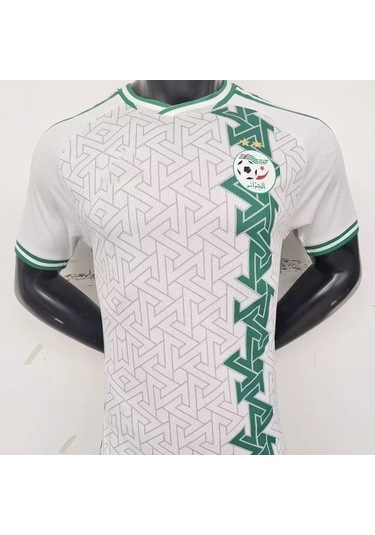 Snapbuy 24-25 Cezayir Özel Futbol Forması 3d Baskılı Kısa Kollu Tişört - Erkek Ve Kadınwhıte WHITE