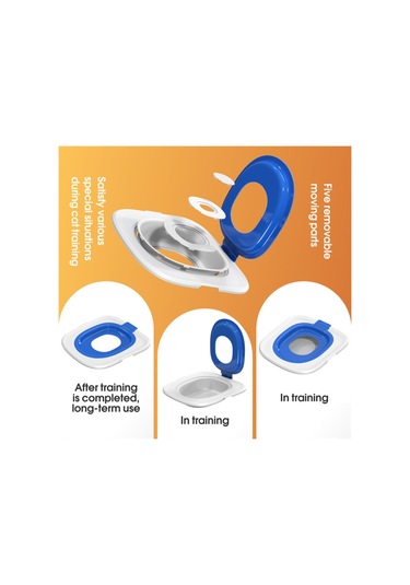 Mufunye Evrensel Tekrar Kullanılabilir Kedi Tuvalet Eğitim Seti Çift Katmanlı Tuvalet Oturağı Kedi Eğitim Sistemi