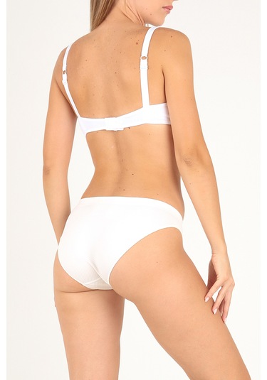 Doremi Seamless Kapsız Straplez Wire Sütyen Beyaz-80 Beyaz