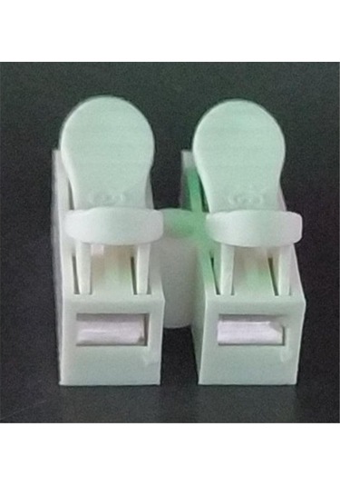 Vidasız Basmalı 2 Li Klemens 10 Adet