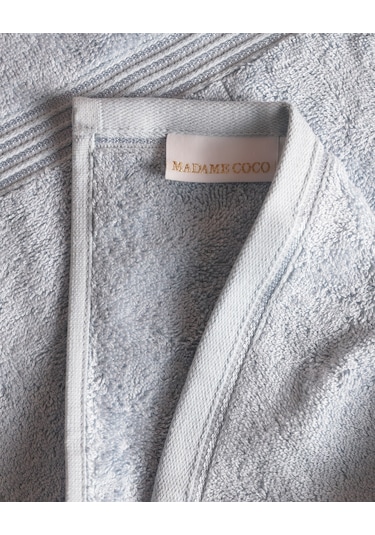 Madame Coco Clarette Banyo Havlusu - Soft Mavi - 90x150 Cm 8684427003534 Çok Renkli