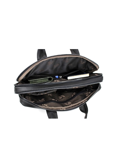 Unisex Taba Çok Bölmeli 14 İnç Evrak Ve Laptop Çantası