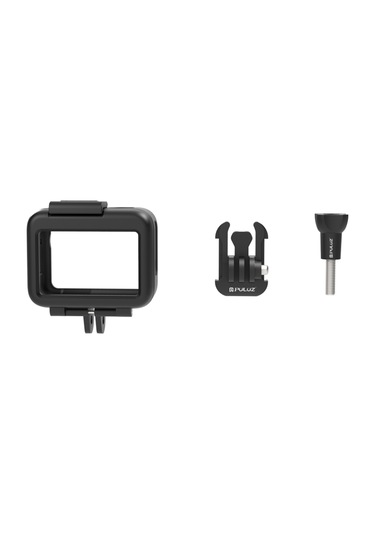 Ranyeek Insta360 Go 3 İçin Abs Malzeme Spor Kamera Korumalı Kutu - Siyah Korumalı Çerçeve + Sabit Somun + Taban Braket