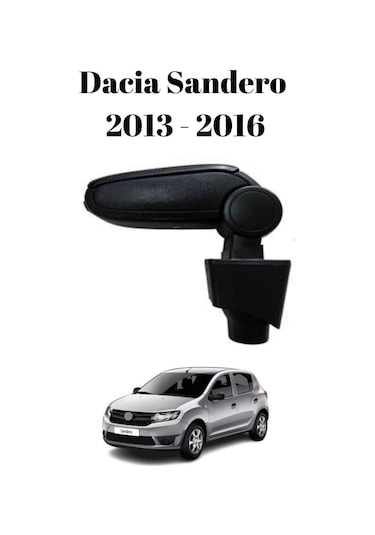 Dacia Sandero 2013 2014 2015 2016 Uyumlu Araca Özel Kolçak Kol Dayama Orta Konsol