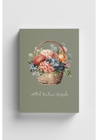 Allah Kuluna Kafidir İslami Defter Ayet-hadisli Çok Renkli