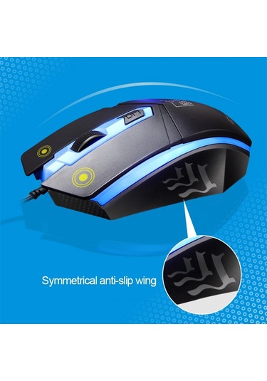 Zgb G21 1600 Dpı Profesyonel Kablolu Renkli Arka Işık Mekanik Hissediyorum Süspansiyon Klavye Optik Fare Kiti Dizüstü Bilgisayar, Pc Siyah Optik