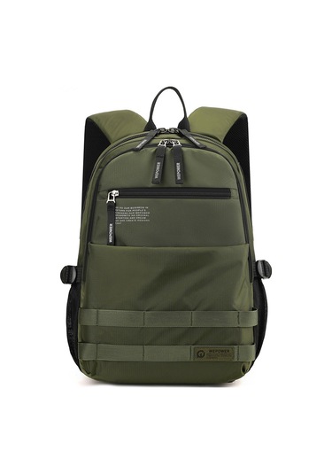 Wepower 2329 Su Geçirmez Naylon Rahat Sırt Çantası Nefes Alabilir Erkek Sırt Çantası 14 Inç Dizüstü Bilgisayar İçin Haki