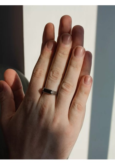 Monıchev Jewelry 925 Ayar Gümüş Ortodoks Halkası "kurtar Ve Koru" 244584829 Gri