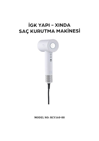İgk Yapı Xında Saç Kurutma Makinesi Rcy160-88