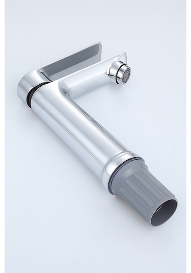 Lüks Krom Sabit Aç Kapa Kısa Lavabo Bataryası Su Tasarruflu, Dayanıklı, Modern Tasarım Krom