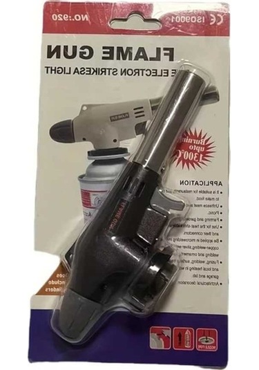 Trendooze Gaojunshop01 Kamp & Ev Gazlı Üfleç, Derin Alev Ayarı, Koyu Gri Koyu Gri