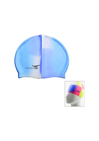 Yüzme Şapkası, Mükemmel Su Geçirmez Yüzme Şapkası, Elastik Silikon Kaplıca Şapkası Mc109 Mavi