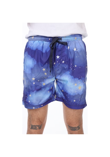 3 Cepli Erkek Deniz Şortu Es21-34 Lacivert