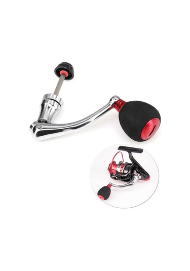 Gajeena Metal Eva İskeletli Spinning Makine Kolu - Kırılmaz, Smooth Döner - Kırmızı Büyük Boy 4000/5000/6000