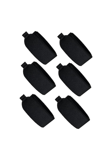 Dolıty 6 Adet Kayak Kayışları Bağlamalar Bağlantı Siyah Siyah