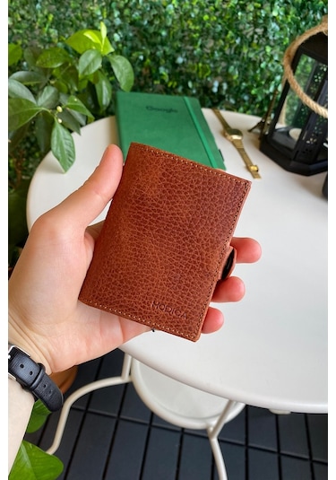 Modica® Montana - Hakiki Deri Minimalist Katlanabilir Cüzdan