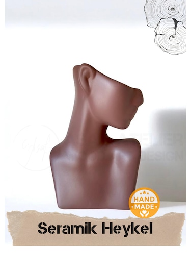 Asaf Atelier El Yapımı Seramik Büst
