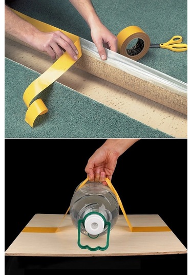 Geniş 10 Metre 5 Cm Çift Taraflı Bant Süper Güçlü Isıya Dayanıklı