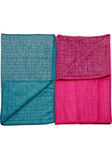 Ilbay's Mikrofiber Zor Kir Bezi 2'li Çok Renkli