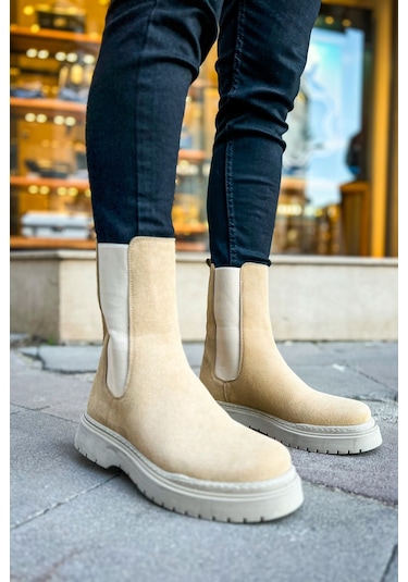 Ch223 Srt Alaska Süet Erkek Bot Kum