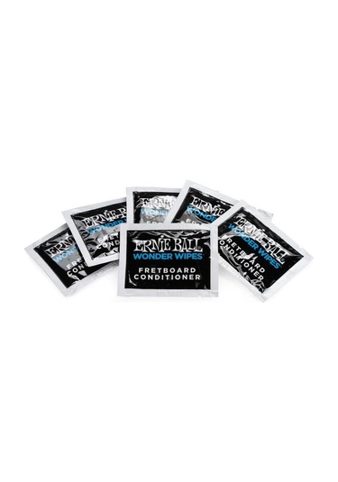 Ernie Ball P04276 Wonder Wipes Fretboard Klavye Temizleme Mendili