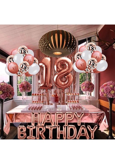 18 Yaş Gül Altın Doğum Günü Süsü, Doğum Günü Afişi, O Diğer