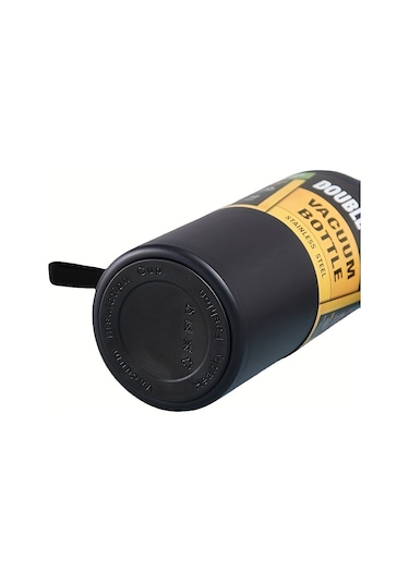 Açık Hava Sporları Ve Seyahat İçin Vakum Yalıtımlı Paslanmaz Çelik Termos - Isı Ve Soğuk Koruma İçin Sızdırmaz Ve Çift Katmanlı 1000ml Siyah