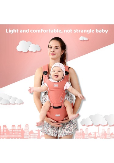 Moveevo Pembe Çift Taraflı Bebek Bel Tahtası - Çok Fonksiyonlu, Epe İç Çekirdek, Gerekli Yaşlarda Kullanıma Uygun, Ayırılabilir Askı