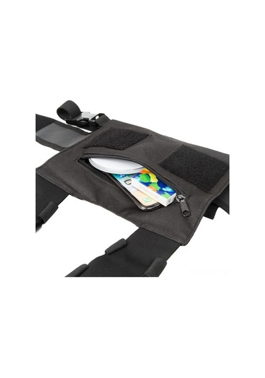 Novahub Pratik Fonksiyonel Göğüs Çantası - Su Geçirmez, Toz Geçirmez, Hafif Siyah, Naylon, 29x29x3 Cm, Mutfak Ve Ofis İçin Siyah