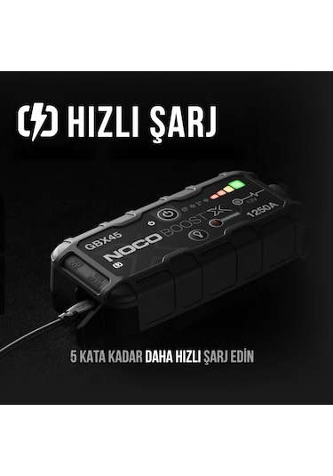 Noco Gbx45 12V 1250 Amp Ultrasafe Lityum Akü Takviye + Powerbank + N11.1883