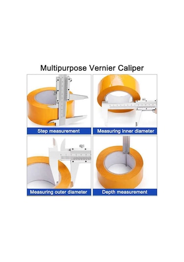 150mm / 0.02mm Paslanmaz Çelik Mekanik Kumpas - Sürgülü Manuel Kumpas