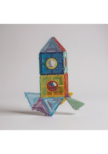 Sunman Geometric Building Block Manyetik İnşaat Seti 36 Parça