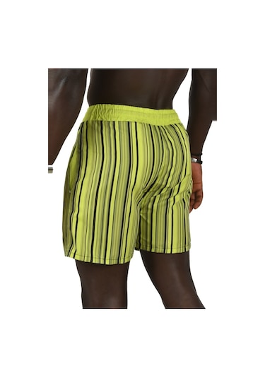 Deepsea Erkek Yeşil File Astarlı Deniz Şortu 2403011 Deepsea Erkek Yeşil File Astarlı Deniz Şortu 2403011